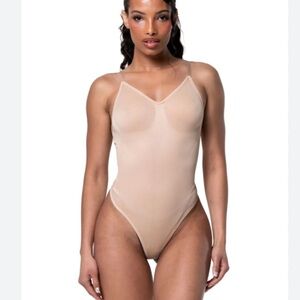 HeyShape Snatched Bodysuit nude stretch snatched xxl NEW shaper wear thong